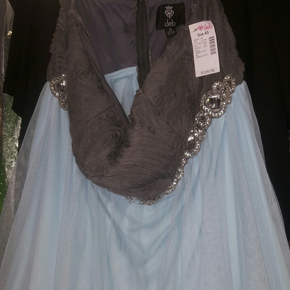 Debs strapless dress size 16